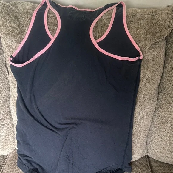 Jack Wills Black and Pink Tank Top - Picture 3 of 3